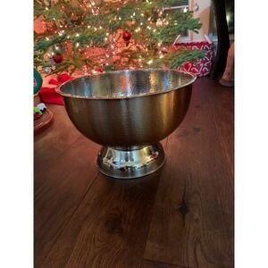 Huge copper punch bowl